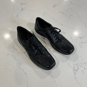 Calderone Made in Italy all leather Men Shoes Size 44 Preppy Style